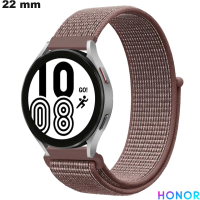 Armband Braun 22mm Smartwatch Honor Nylon von hoher Qualität