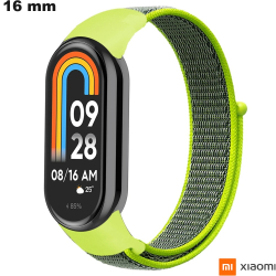 Bracelet Jaune de montre connectée Xiaomi 16mm Tissu