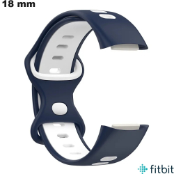 Bracciale per orologio confortevole Blu FitBit 18mm