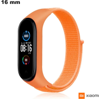 Armband 16mm Orange Xiaomi Nylon für Smartwatch | Schnelle Lieferung
