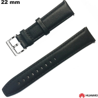 Kopen Zwart 22mm Armband voor Huawei Smartwatch Leer