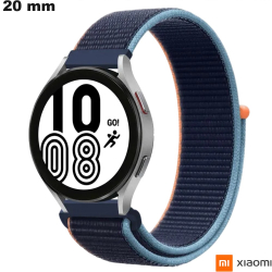 Pulseira Xiaomi 20mm Tecido Azul (Relógio S2 (42 mm))