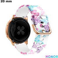 Armband 20mm Gummi Honor Weiß Smartwatch kaufen