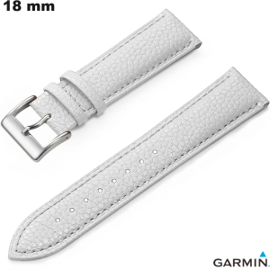Echten 18 mm Garmin Weiß Lederarmband kaufen