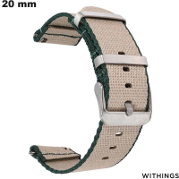 Uhrarmband 20 mm Withings Nylon Beige / Versand 24h
