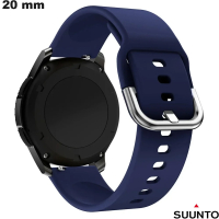 Zwarte 20 mm Suunto Armband Comfortabel / Eenvoudige Montage
