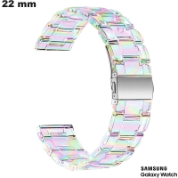 Vente Bracelet PVC Transparent de smartwatch 22 mm Samsung