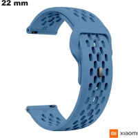 Xiaomi 22mm Blaue Gummiuhrarmband in hochwertiger Qualität