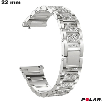 Silbernes Strassarmband Polar Edelstahl # Schnelle Lieferung