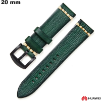 Armband aus pflanzlichem Leder für intelligente Huawei-Uhren in hochwertigem Grün