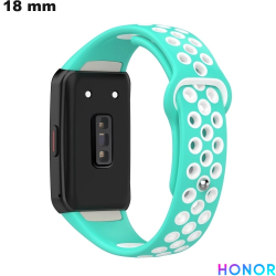 Bracelet Honor Bleu 18mm Silicone pour montre