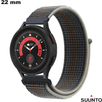 Slimwatch 22mm Grijze Suunto Nylon Armband - Gratis Verzend bij Bestellingen vanaf €20