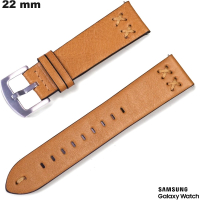 Armband Marron voor Samsung smartwatch 22 mm van hoge kwaliteit
