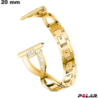 Armband Edelstahl Uhr 20mm Polar Gold von hoher Qualität