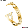 Armband Edelstahl Uhr 20mm Polar Gold von hoher Qualität