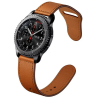 Armband 22 mm Braun Leder Samsung für Uhr \ Schnelle Lieferung
