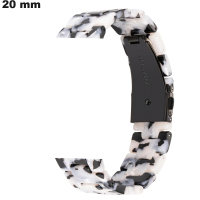 Schwarzes 20 mm Uhrenarmband aus Resin \ Bester Preis