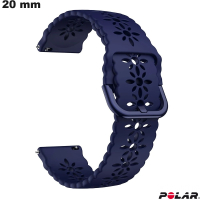 Blaues Gummiarmband für Polar Smartwatch 20mm kaufen