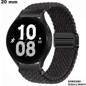 Acquistare Bracciale in Tessuto Intrecciato Samsung Nero 20 mm per Orologio Acquistare Bracciale in Tessuto Intrecciato Samsung Nero 20 mm per Orologio