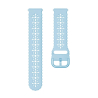 Qualitäts-Silikon-Armbanduhr 20mm Blau Polar