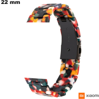 Bracelet 22mm Xiaomi de smartwatch Résine Multicolore pas cher