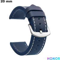 Verkauf Armband für Honor Uhr Blau Kunstleder 20mm universell