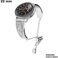 Bracelet montre Argenté bijou 22mm Métal Samsung pas cher