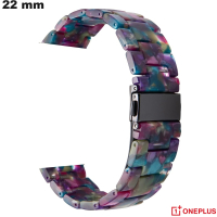 Armband aus lila Resin für OnePlus 22 mm Smartwatch von hoher Qualität