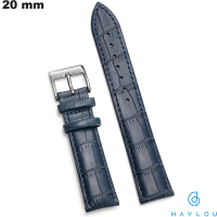 Kaufen Sie 20 mm blauen Haylou Echtleder-Armband