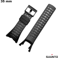 Armband voor Horloge Zwart Siliconen Suunto 35 mm # Gratis Verzending
