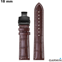 Verkauf von 18 mm braunem Garmin-Uhrenarmband aus echtem Leder