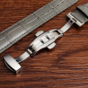 Echte Lederarmband 22 mm für Huawei-Uhr Grau kaufen