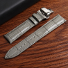 Echte Lederarmband 22 mm für Huawei-Uhr Grau kaufen