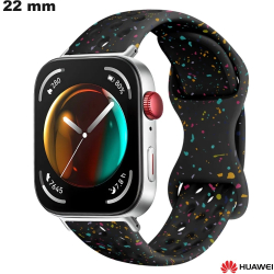 Bracelet montre Noir Huawei Silicone 22 mm (Watch Fit 1)