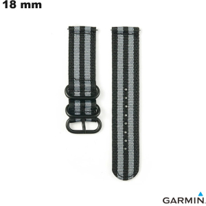 Sale Garmin Black Fabric Bracelet 18 mm Smartwatch Zulu