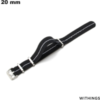 Armband Withings 20 mm Schwarz smartwatch Stoff günstig