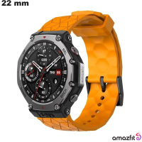Vendita Bracciale Arancione Amazfit Silicone per orologio 22 mm (T-Rex 3)