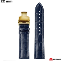Acheter Bracelet Cuir véritable Huawei montre Tendance Bleu 22mm