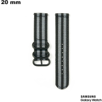 Bracelet de montre connectée 20 mm Noir Samsung de qualité
