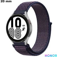 Armband 20 mm Violett Honor Nylon für Uhr u # Bester Preis