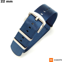 Bracelet Nylon Xiaomi smartwatch Bleu 22 mm  \  Meilleur Prix