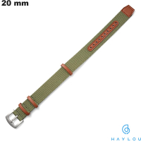 Armband Haylou 20 mm Grünes Gewebe hochwertige Smartwatch