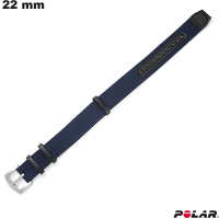 Armband Nylon Smartwatch Blau Polar 22 mm von hoher Qualität