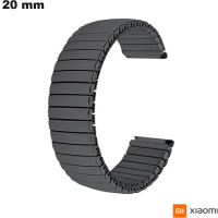 Acquista Bracciale Nero 20mm u Xiaomi Acciaio Inossidabile Estensibile