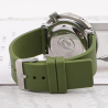 Armband 20mm Gummi Grün Sport Polar \ Versand in 24h