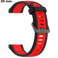 Armband aus Kautschuk für Uhr Rot 20mm - Versand 3,99€