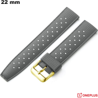Armband OnePlus Grau 22mm Gummi für hochwertige Uhren