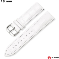 Echtleder Smartwatch-Armband Huawei 18 mm Weiß kaufen