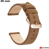 Armband Braun 20 mm Leder Smartwatch Huawei von hoher Qualität