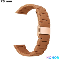 Bracelet Résine pour montre 20mm Marron Honor